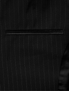 Nili Lotan - Phineas Double-Breasted Pinstriped Twill Blazer - Black