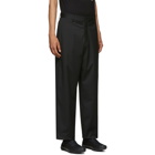 Sasquatchfabrix. Black Wide-Leg Trousers