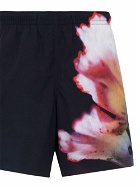 ALEXANDER MCQUEEN - Floral Print Swim Shorts