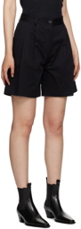 TOTEME Black Pleated Shorts