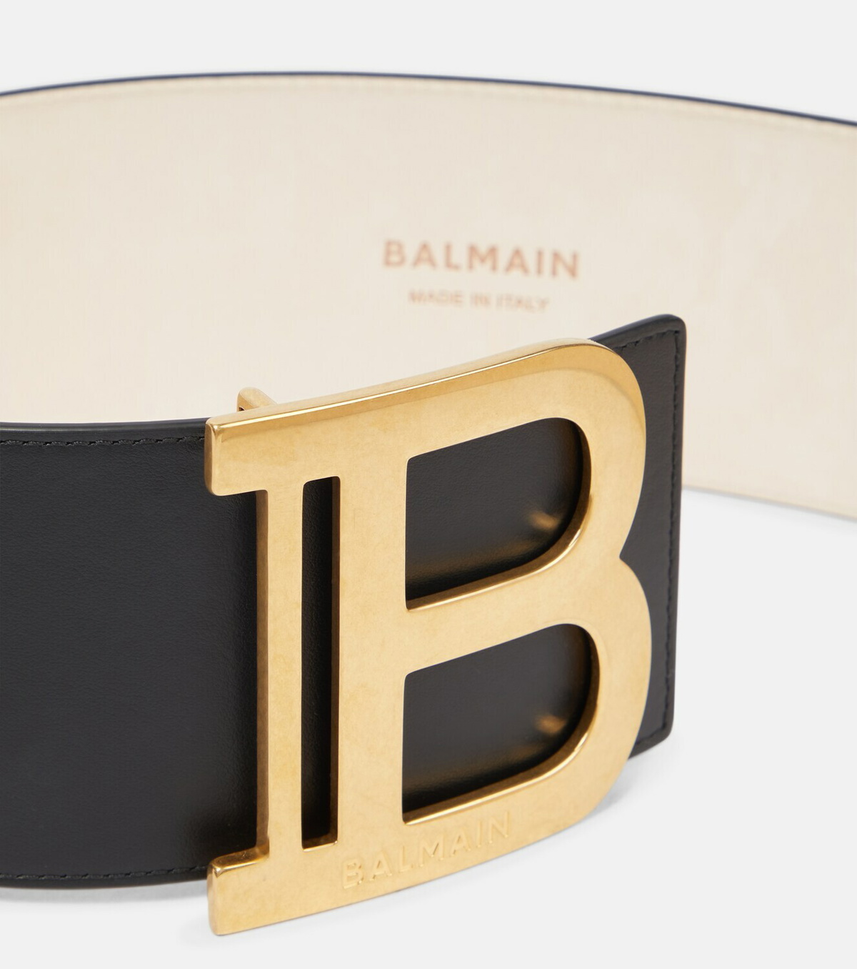 balmain hommes leather belt