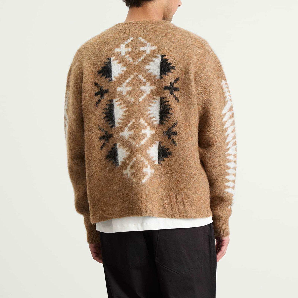 Pendleton Men's Mohair Cardigan in Spider Rock