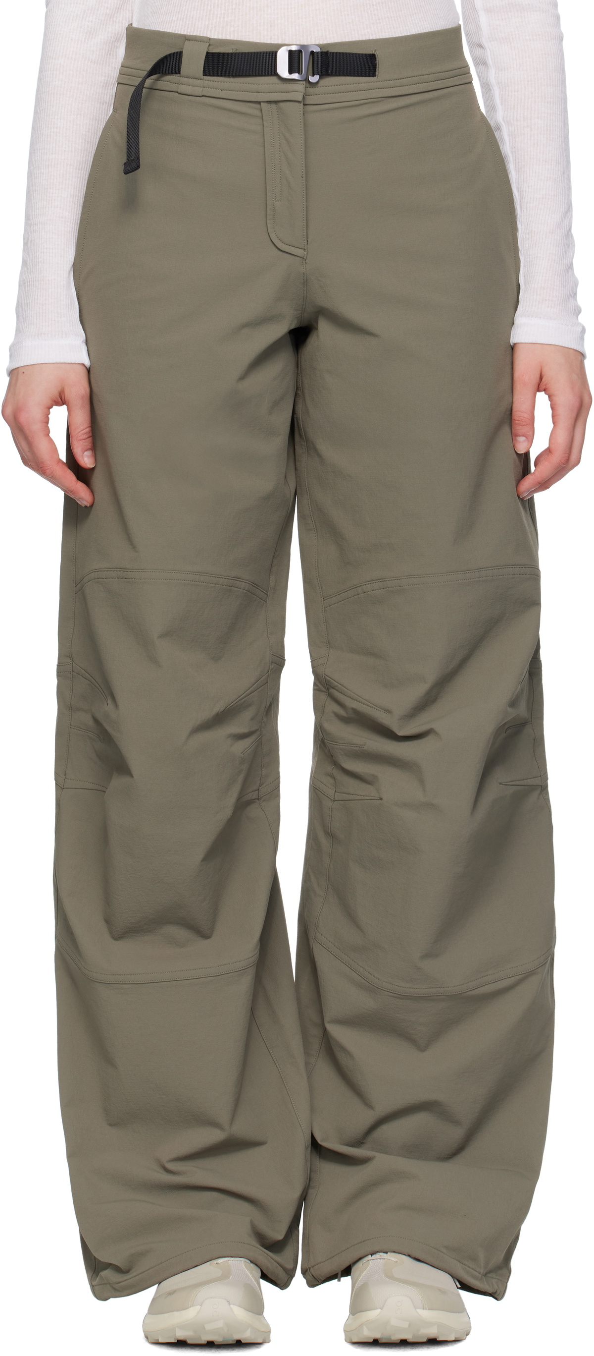 ROA Khaki Shaped Knee Sport Pants