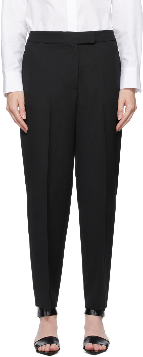 Partow Black Wool Billie Trousers