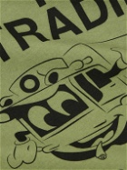 Pop Trading Company - Logo-Print Cotton-Jersey T-Shirt - Green