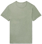 Club Monaco - Slub Cotton-Jersey T-Shirt - Army green