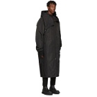 D.Gnak by Kang.D Black Detachable Hood Coat