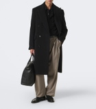 Santoni Milo leather penny loafers
