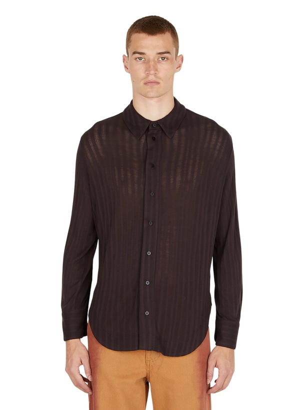 Photo: Eckhaus Latta Shrunk Button Down Shirt