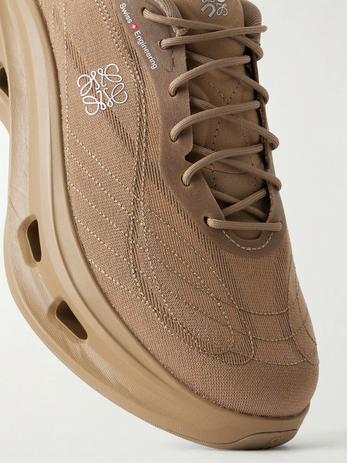 LOEWE - On Cloudtilt Rubber-Trimmed Mesh Sneakers - Neutrals