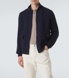 Lardini Knitted wool-blend jacket