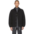 Bottega Veneta Black Twill Coaches Jacket