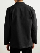Officine Générale - Virgin Wool-Blend Shirt Jacket - Black