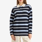 GUEST IN RESIDENCE Women's Striped Rugby in Midnight Combo