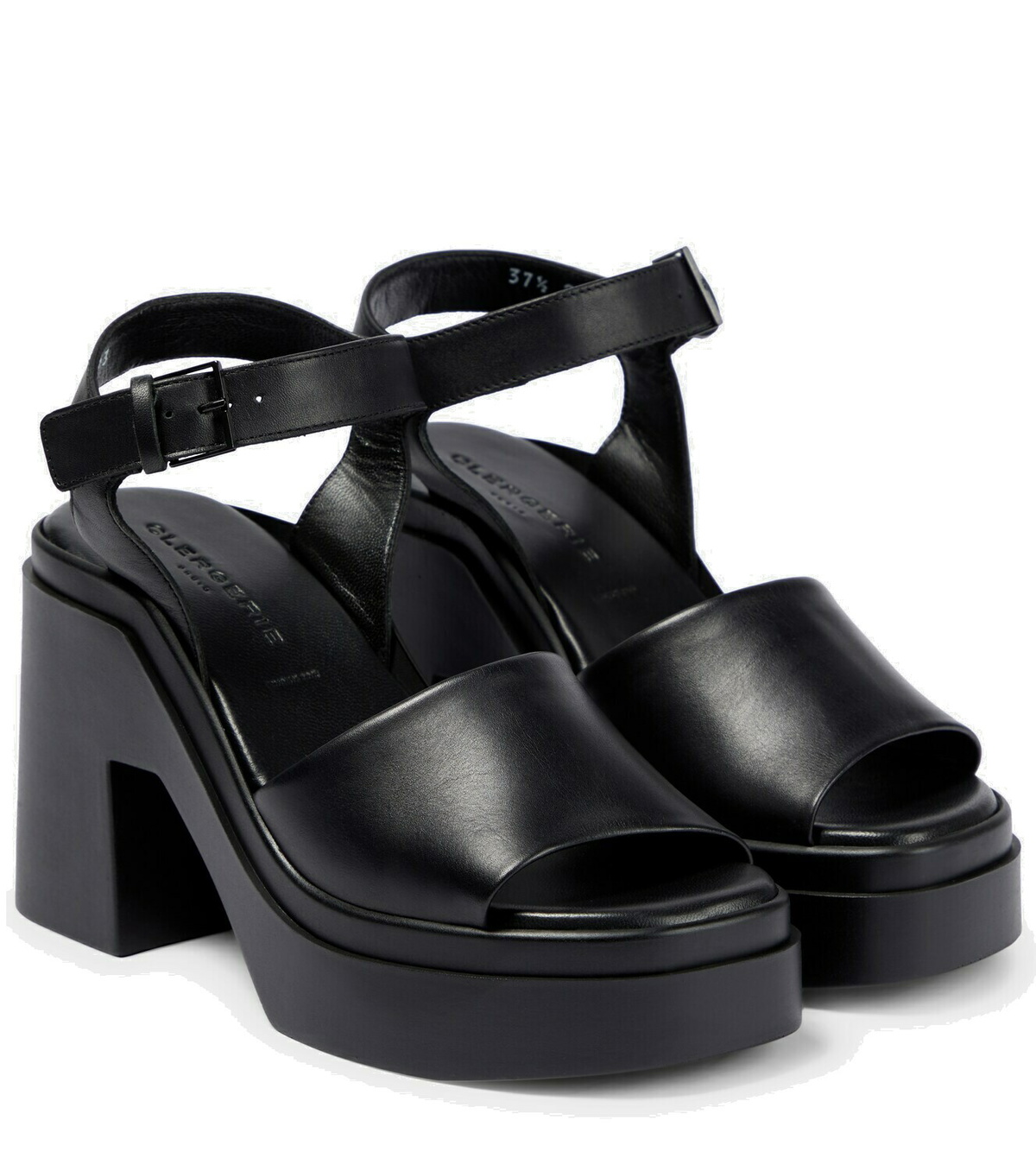 Clergerie New White Leather Slingback Sandals 40.5