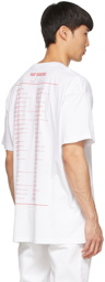 Raf Simons White Cotton T-Shirt