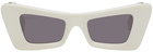 Off-White White Accra Sunglasses