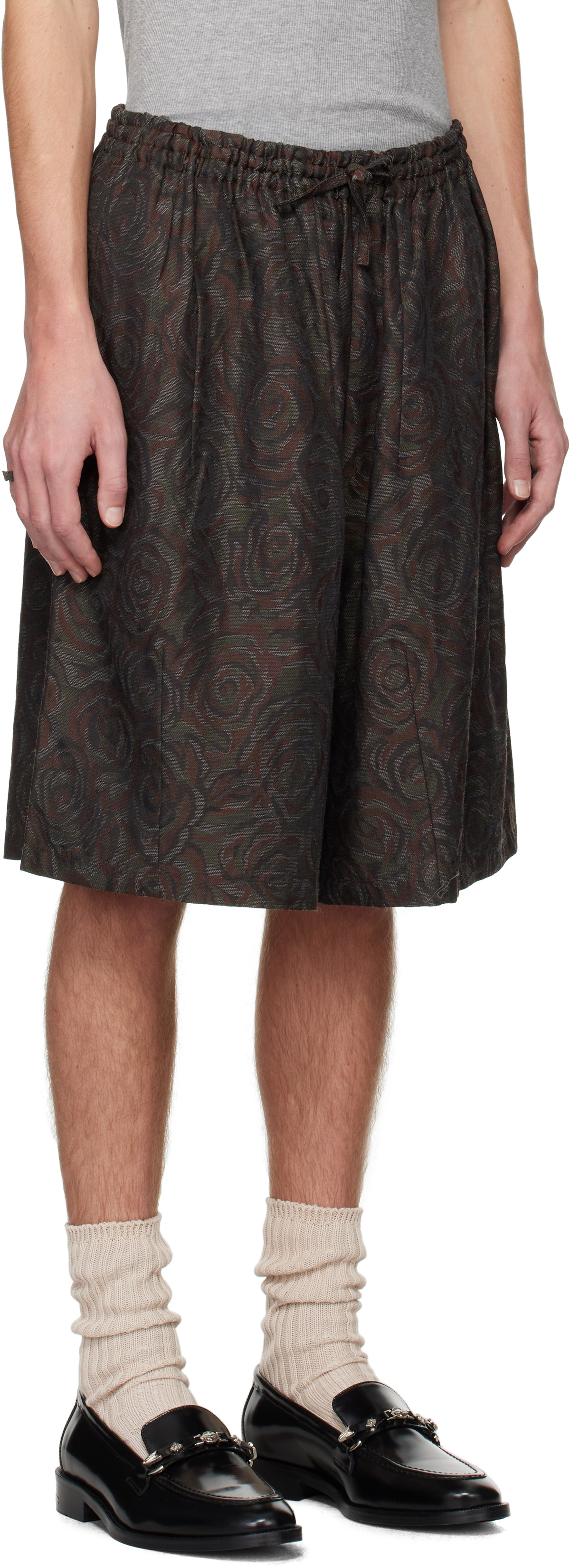 NEEDLES Khaki & Brown H.D.P. Shorts