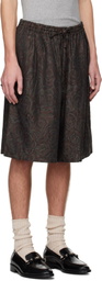 NEEDLES Khaki & Brown H.D.P. Shorts