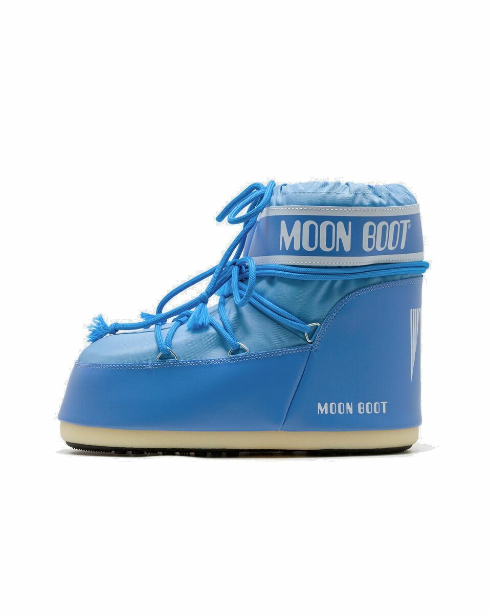 Photo: Moon Boot Icon Low Nylon Blue - Mens - Boots