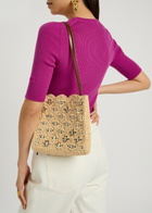 Rabanne Sac A Main Embellished Raffia Shoulder bag - Natural - One Size