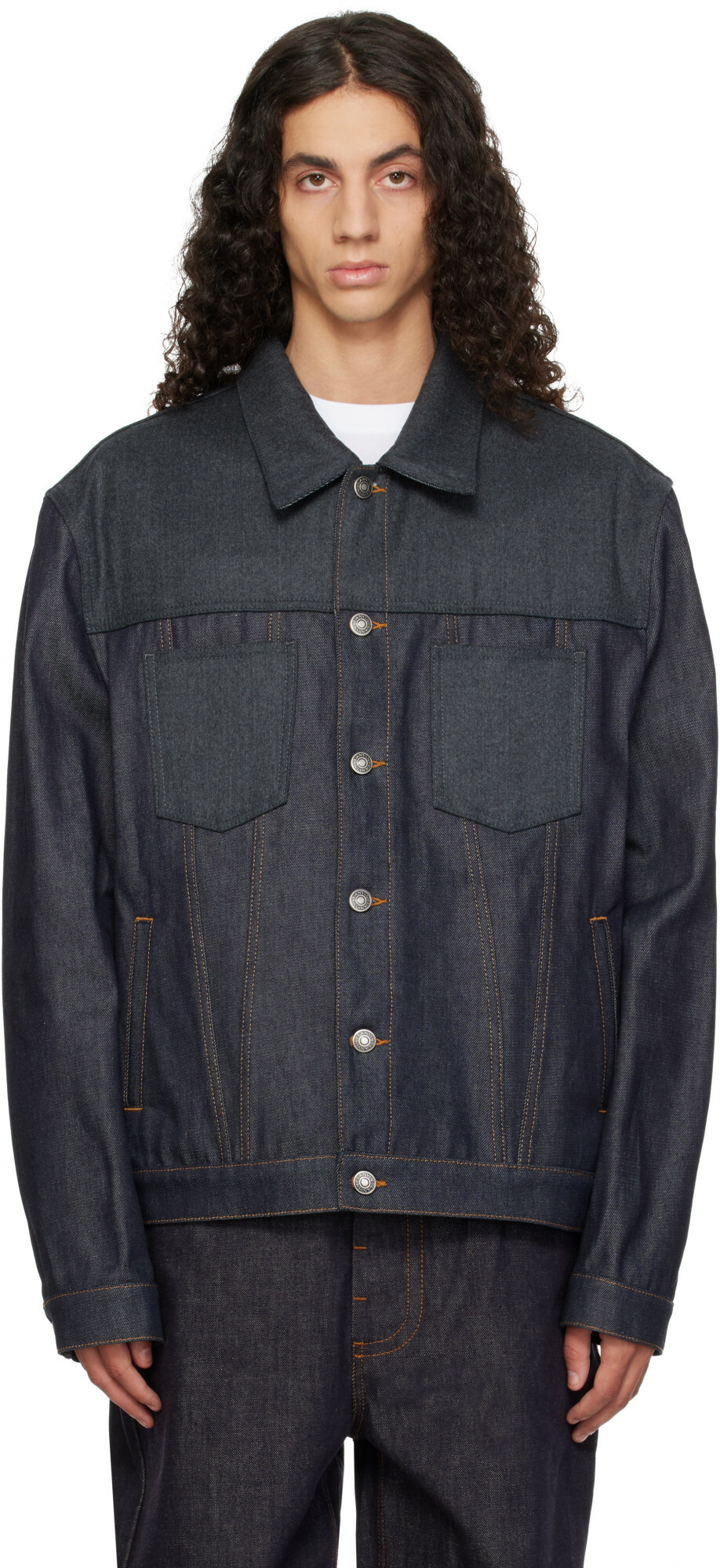 Lanvin Blue Classic Denim Jacket
