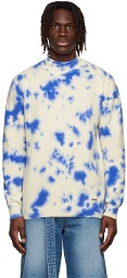 We11done Off-White Tie-Dye Sweater