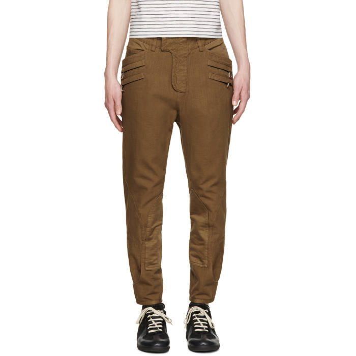 Photo: Balmain Brown Cropped Trousers