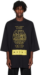 Marni Black Printed T-Shirt