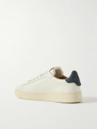 Autry - Dallas Nubuck-Trimmed Leather Sneakers - White