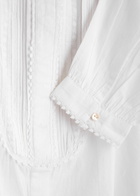 Skall Studio Aurora Embroidered Cotton Blouse White