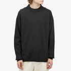 MHL by Margaret Howell Men's Crew Knit Sweat in Carbon