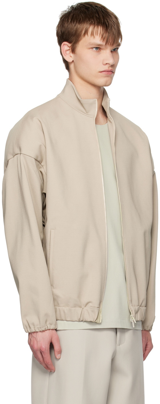 Fear of God Beige Embossed Track Jacket Fear Of God