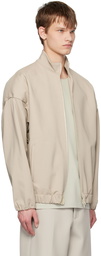 Fear of God Beige Embossed Track Jacket