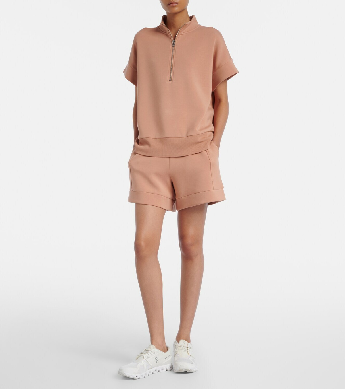 Varley Adria jersey half-zip sweatshirt