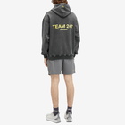 Represent Men's Team 247 Oversized Hoodie in Pewter/Lemon