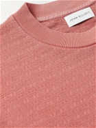 John Elliott - Cotton-Blend Jacquard Sweatshirt - Red