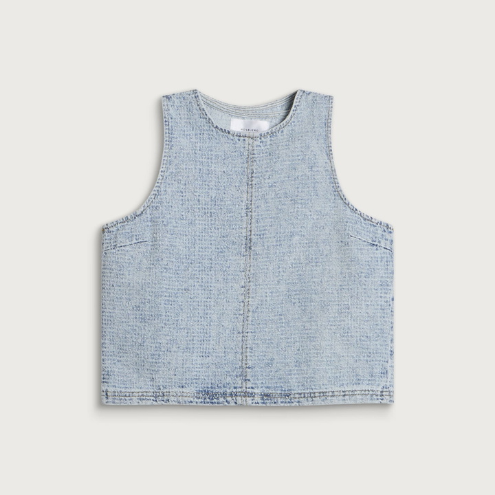 Photo: Hosbjerg Women's Bree Top Presented by END. in Light Blue Wash