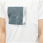 Snow Peak Men's x Mountain of Moods Mt.Tanigawa Trail Route T-Shir in Off White