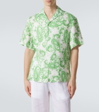 Etro Paisley linen shirt