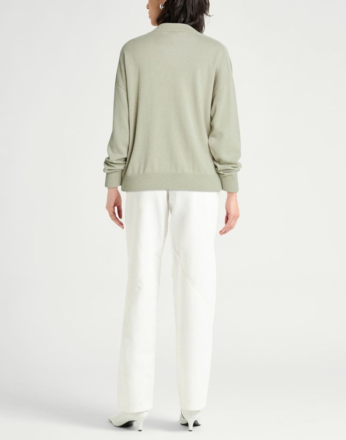 Peserico Womens Sweater in Light grey