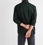 Massimo Alba - Slim-Fit Cotton-Twill Shirt - Green