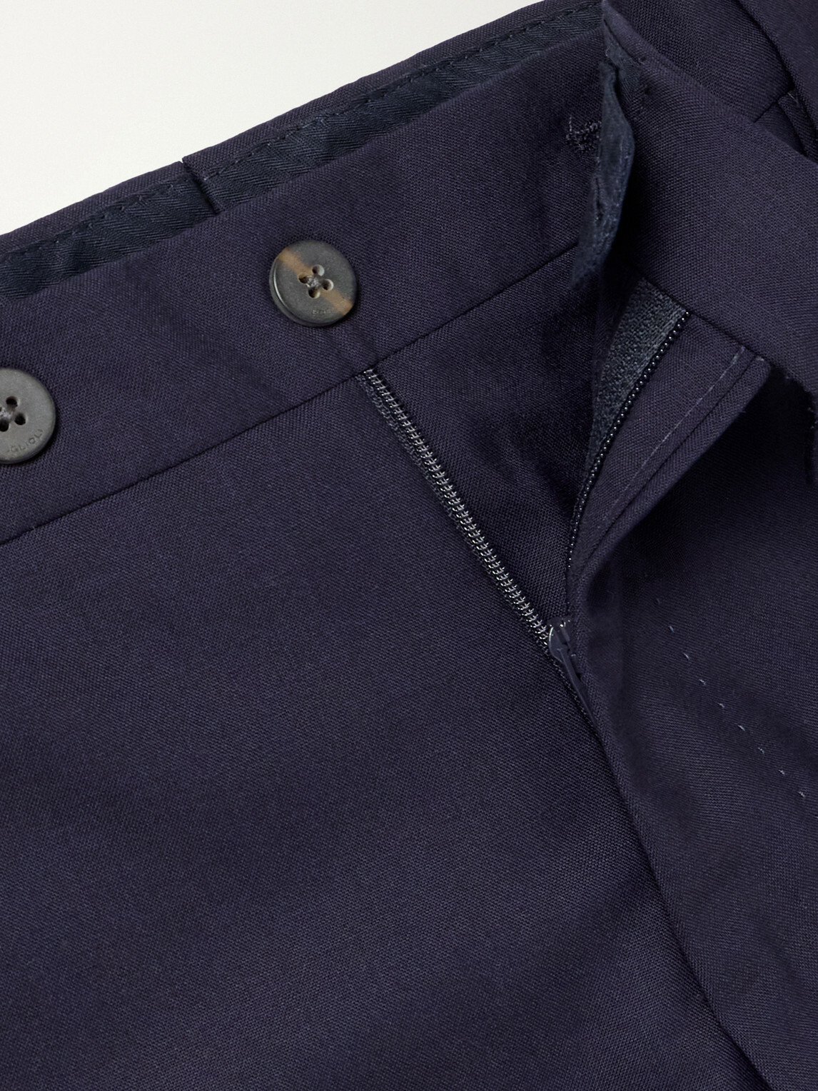 Boglioli - Straight-Leg Virgin Wool Trousers - Blue