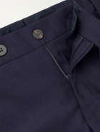 Boglioli - Straight-Leg Virgin Wool Trousers - Blue