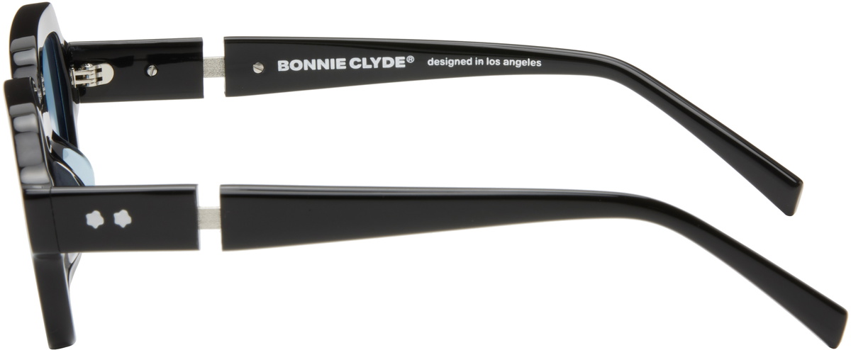 BONNIE CLYDE Black Shy Guy Sunglasses
