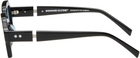 BONNIE CLYDE Black Shy Guy Sunglasses