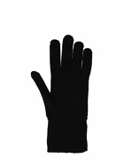 MONCLER - Extrafine Wool Tricot Gloves