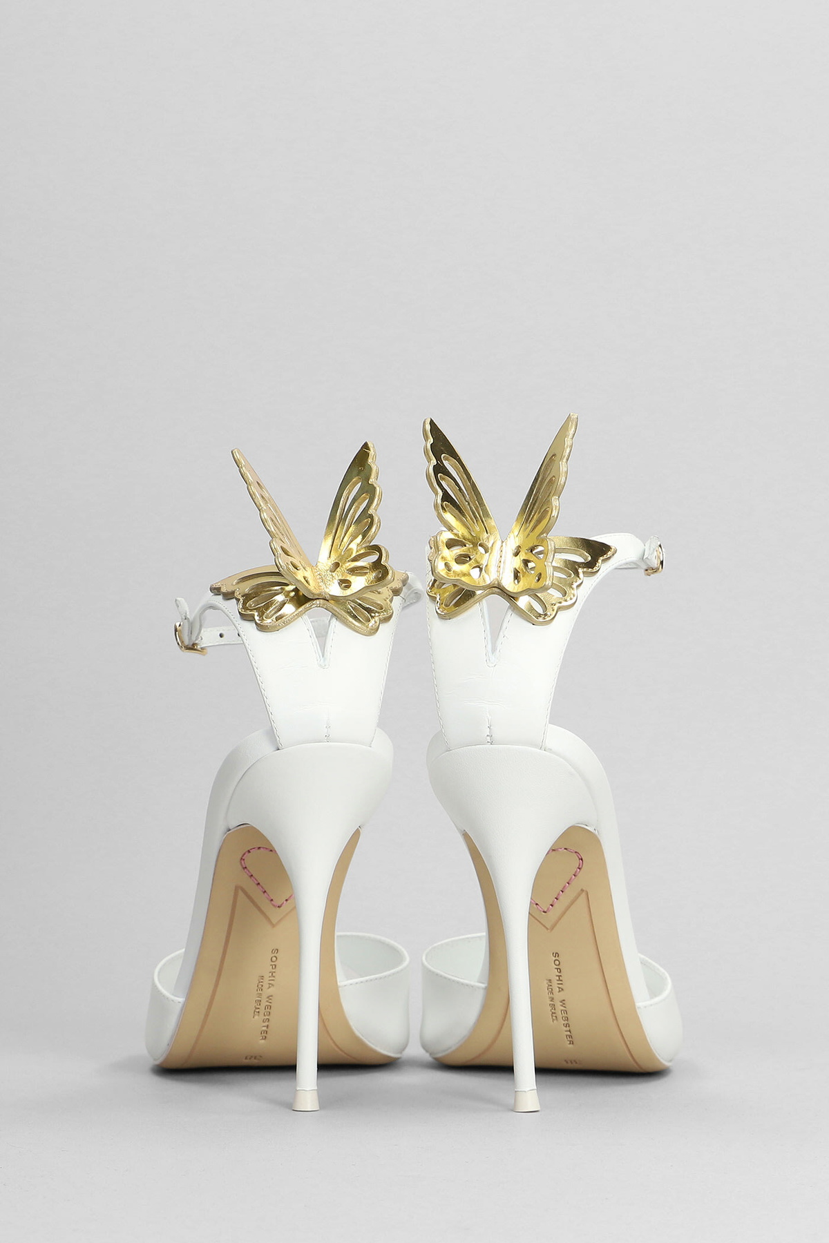 Sophia Webster Aura Sandals In White Leather