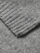 Kestin - Brushed Shetland Wool Sweater - Gray