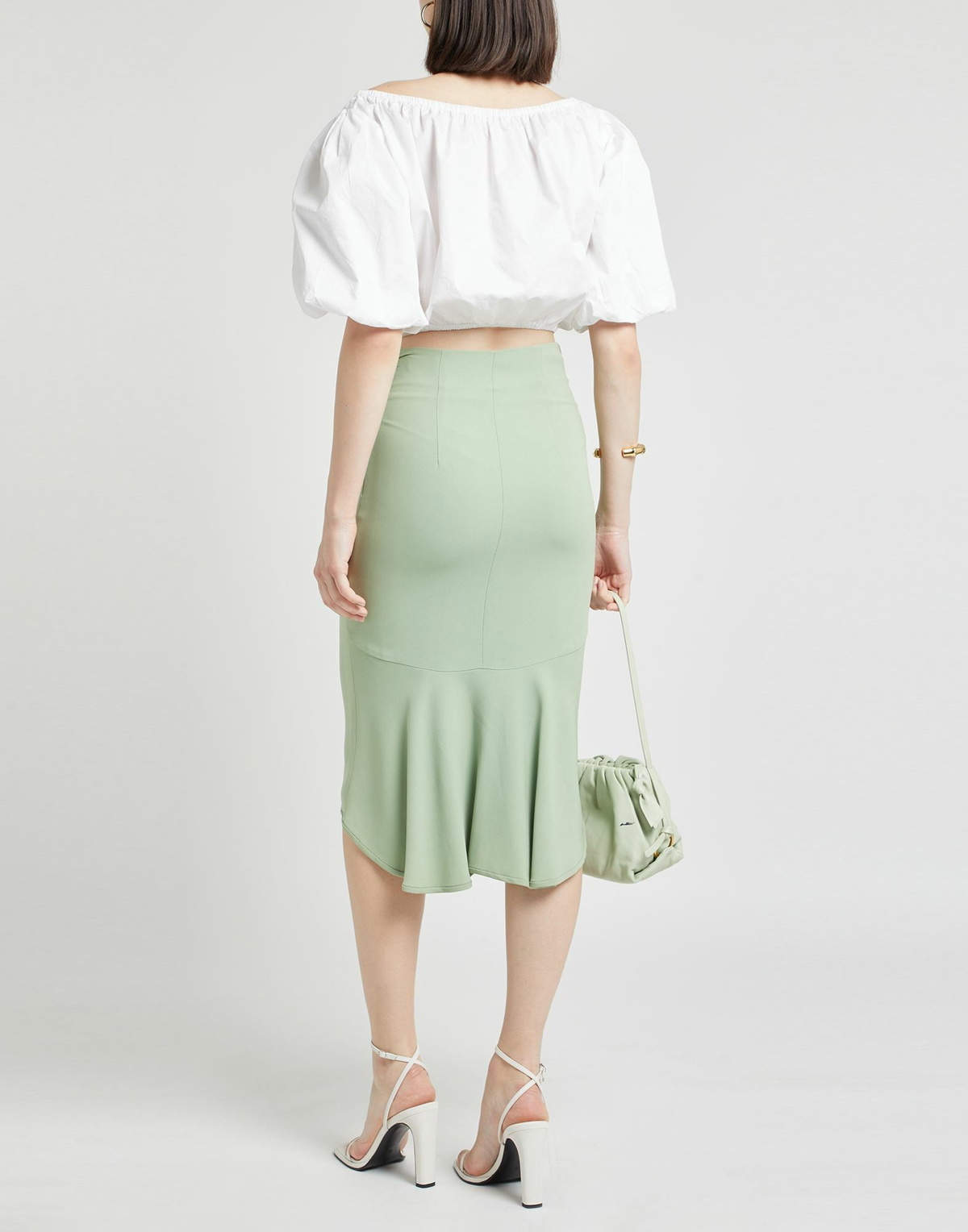 Ermanno Scervino Womens Midi skirt Light in Green